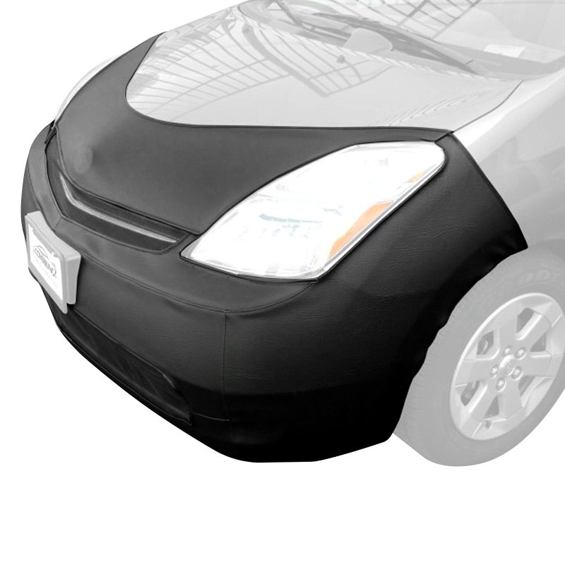Black Coverking Custom Fit Front End Mask for Select Hyundai Elantra Models Velocitex Plus 