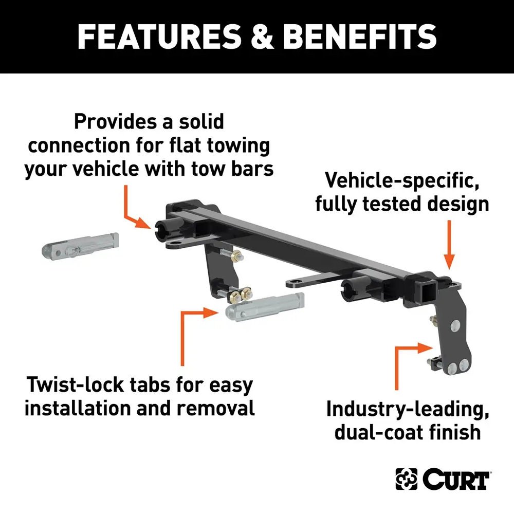 CURT® 70107 Custom Tow Bar Base Plate