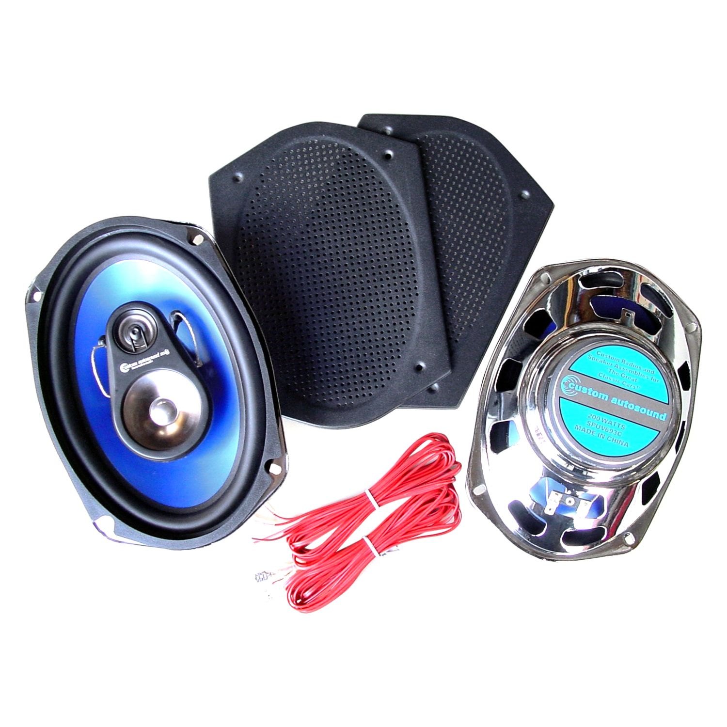 Custom Autosound ® - 6" x 9" 200W Custom Fit Speaker.