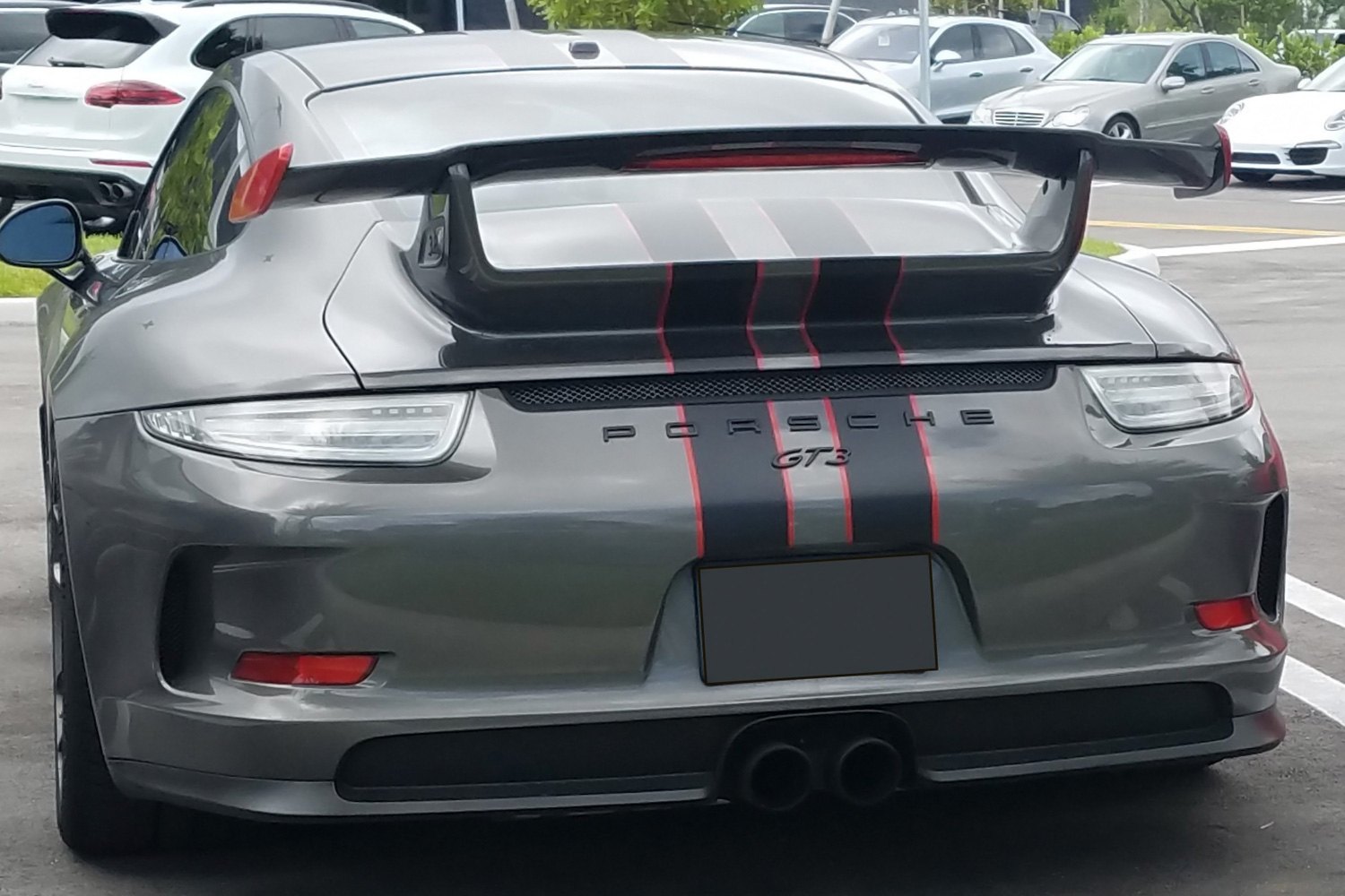 porsche 911 спойлер