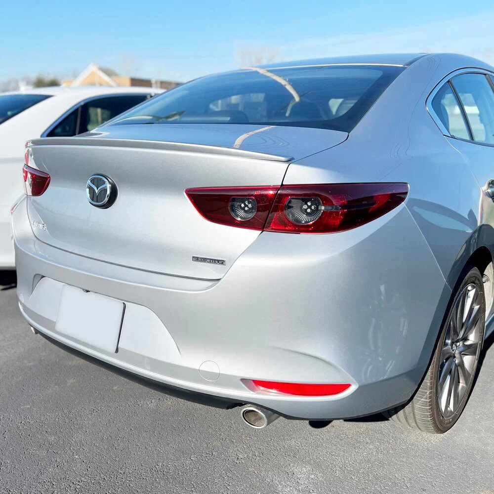Dawn® MAZDA3-19-FM-PAINTED - Factory Style Flush Mount Rear Lip Spoiler ...