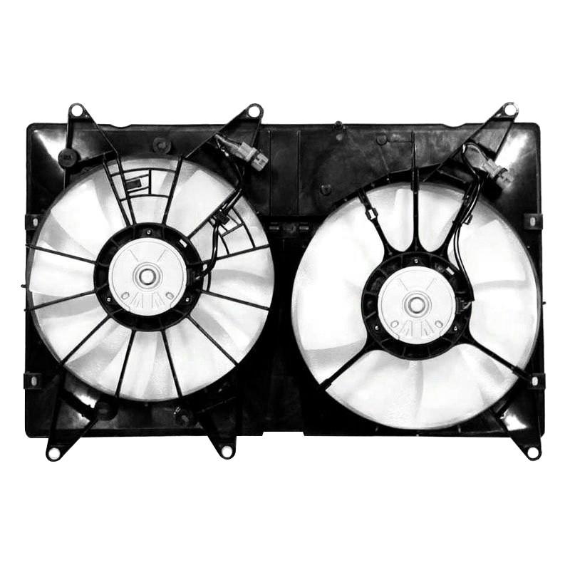 Depo Radiator Depo® 31255006000 - Dual Radiator and Condenser Fan Assembly