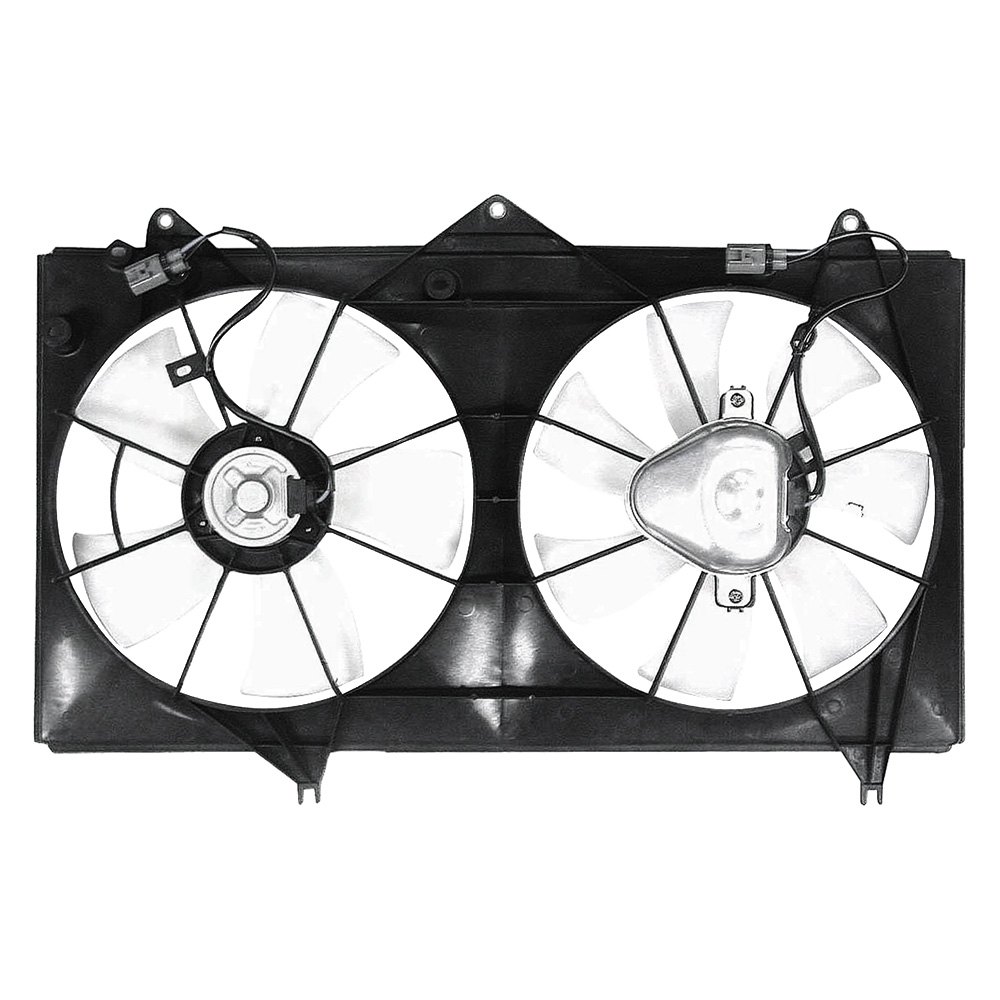 Depo® 31255007000 Dual Radiator and Condenser Fan Assembly