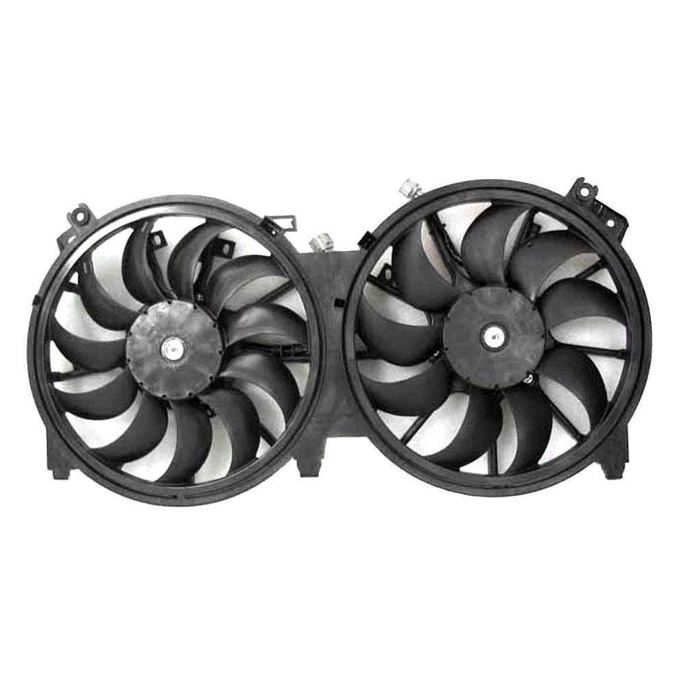 Depo Radiator Depo® 31555038000 - Dual Radiator and Condenser Fan Assembly