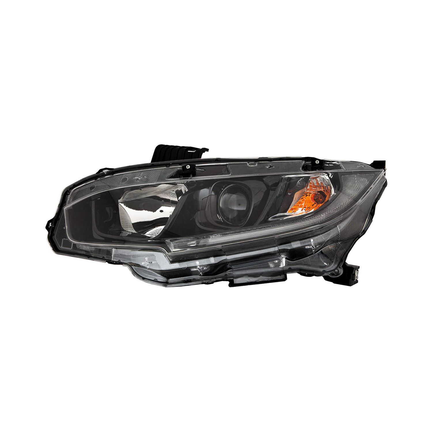 WEELMOTO Para 2004-2005 Honda Civic 2/4Door Faros Asamblea