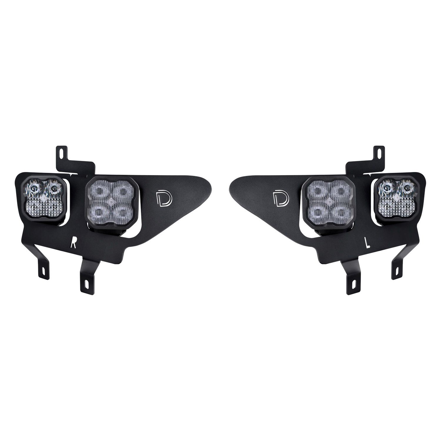 Diode Dynamics® DD7309P Stage Series Black Fog Light Location Mounts