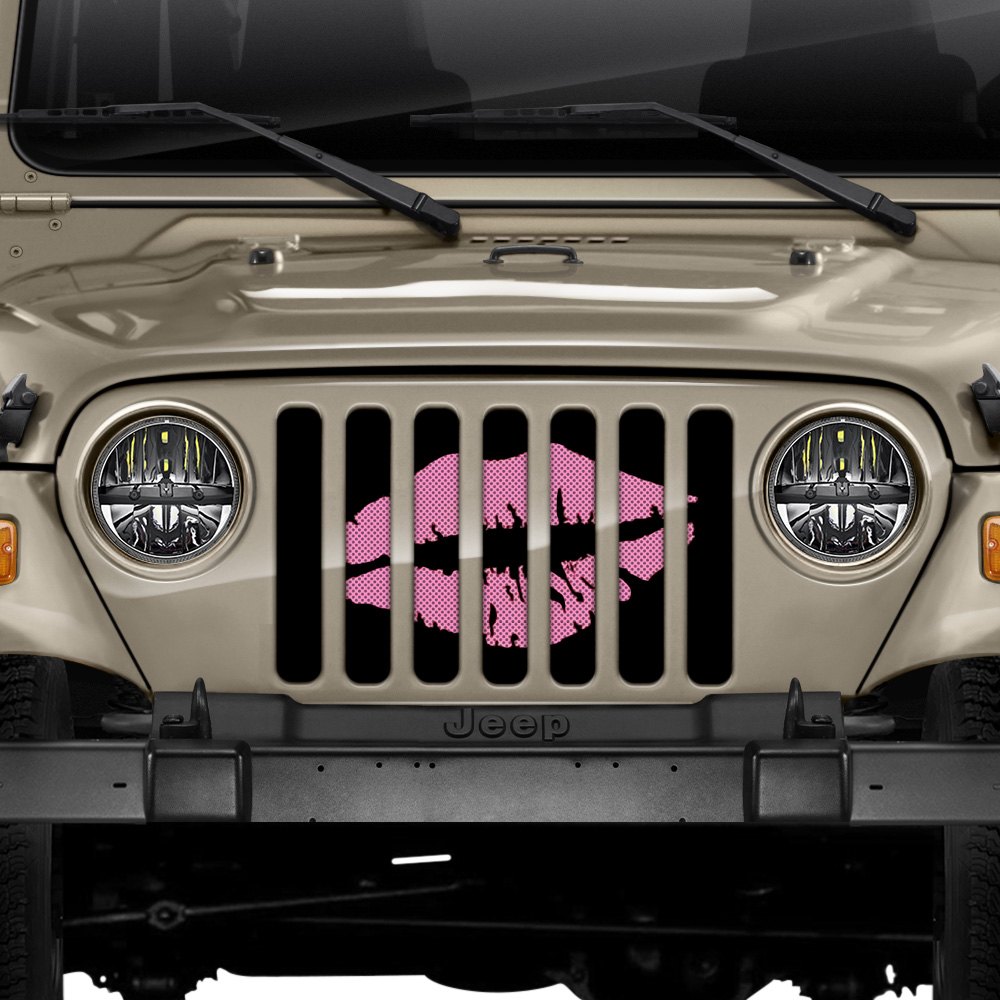 Dirty Acres® - Jeep TJ (Canadian-market Wrangler) 2002 1-Pc Romantic Style  Perforated Main Grille