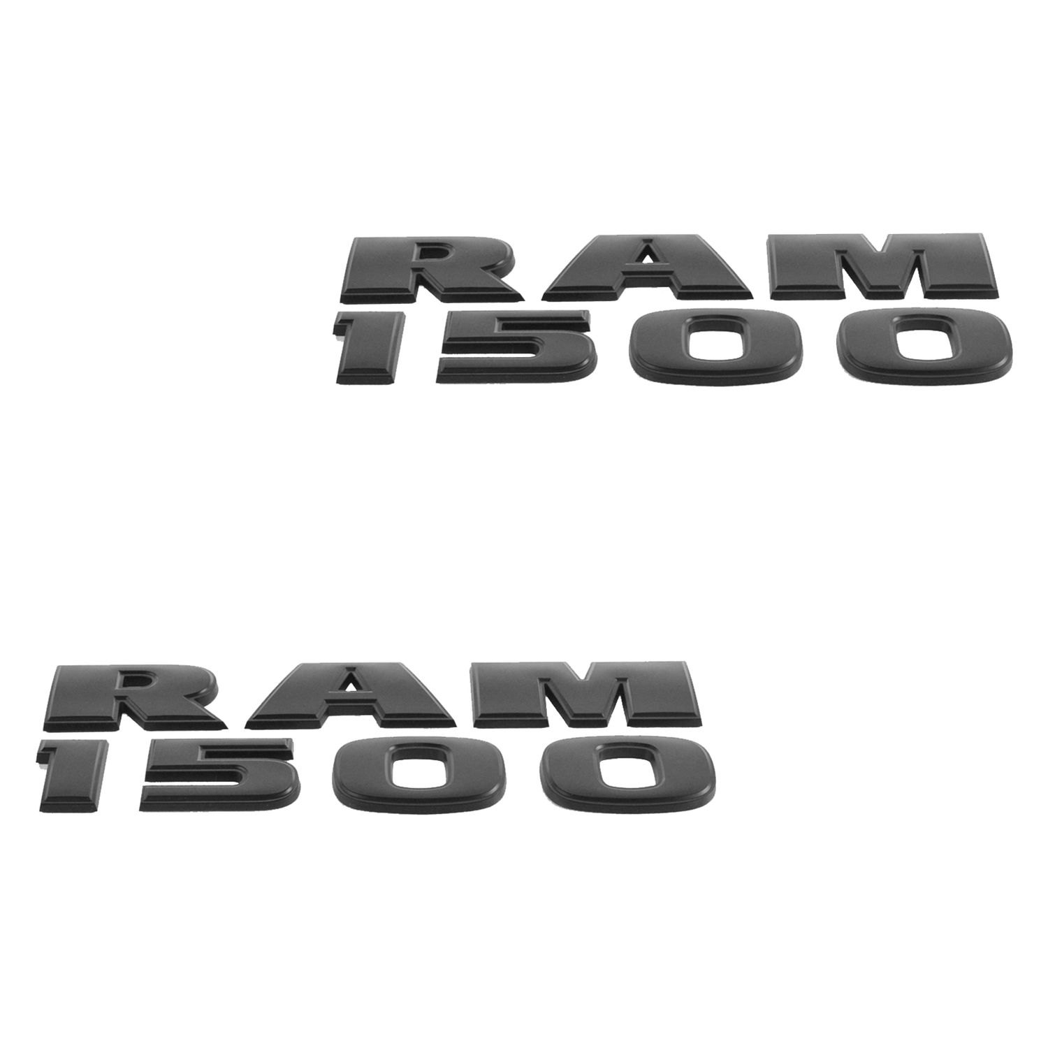 DIY Solutions® GRI01303 "RAM 1500" Flat Black Side Body Emblems
