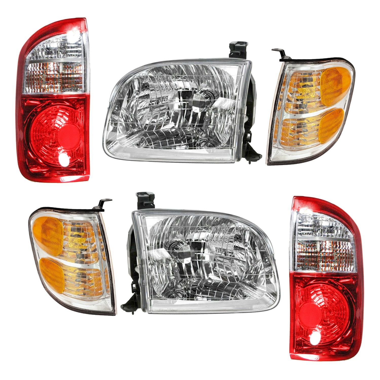 DIY Solutions® LHT04296 Chrome Factory Style Headlights with Turn