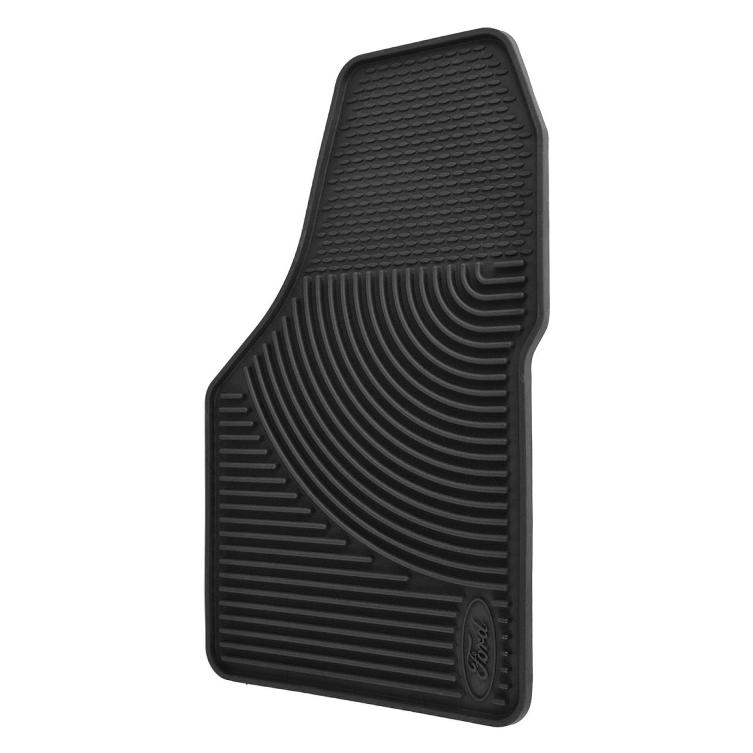 DIY Solutions® RES00456 1st & 2nd Row Black Rubber Floor Mat Set