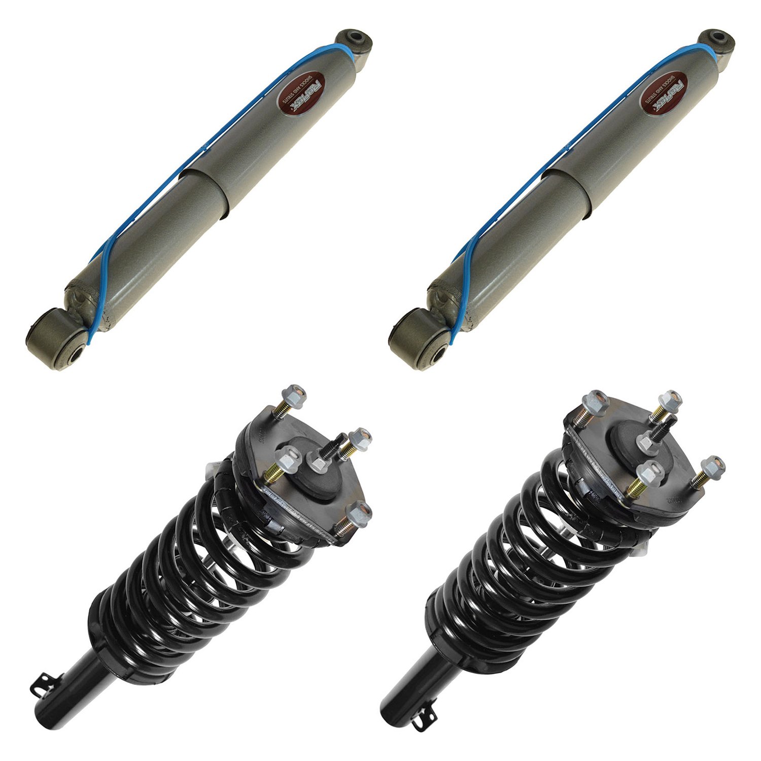 DIY Solutions® SHO03714 Front and Rear Complete Strut Assembly Kit