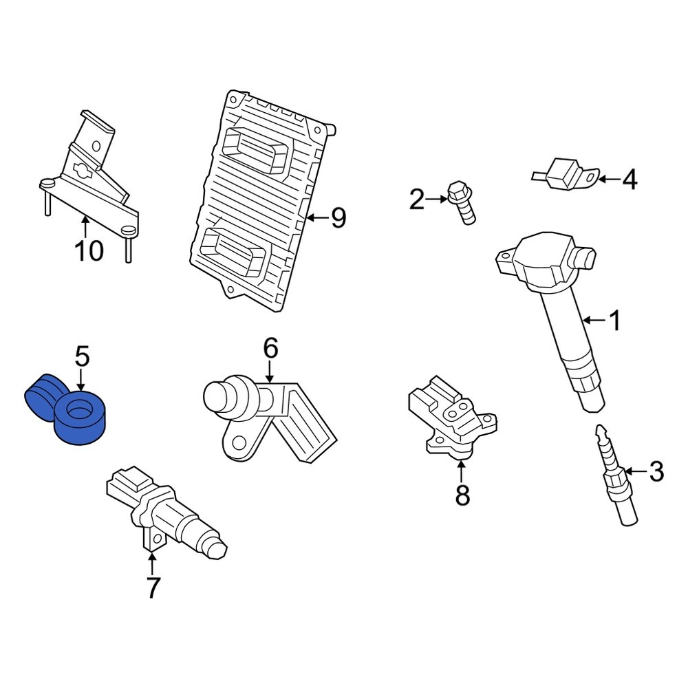 Dodge OE 68313570AA Ignition Knock (Detonation) Sensor