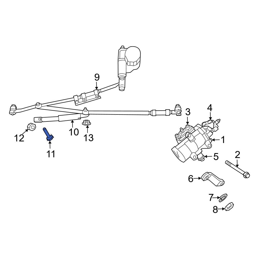 Dodge OE 6502473 Steering Damper Bolt