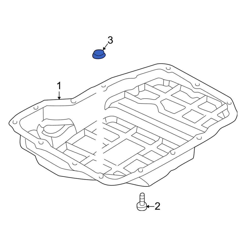 Dodge OE 68207789AA Transmission Oil Pan