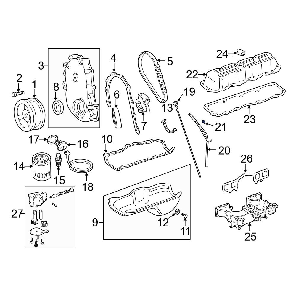 Dodge OE 6035664 Engine Oil Dipstick Tube Bolt