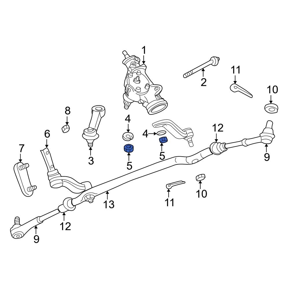 Dodge OE 9425132 Steering Pitman Arm Nut
