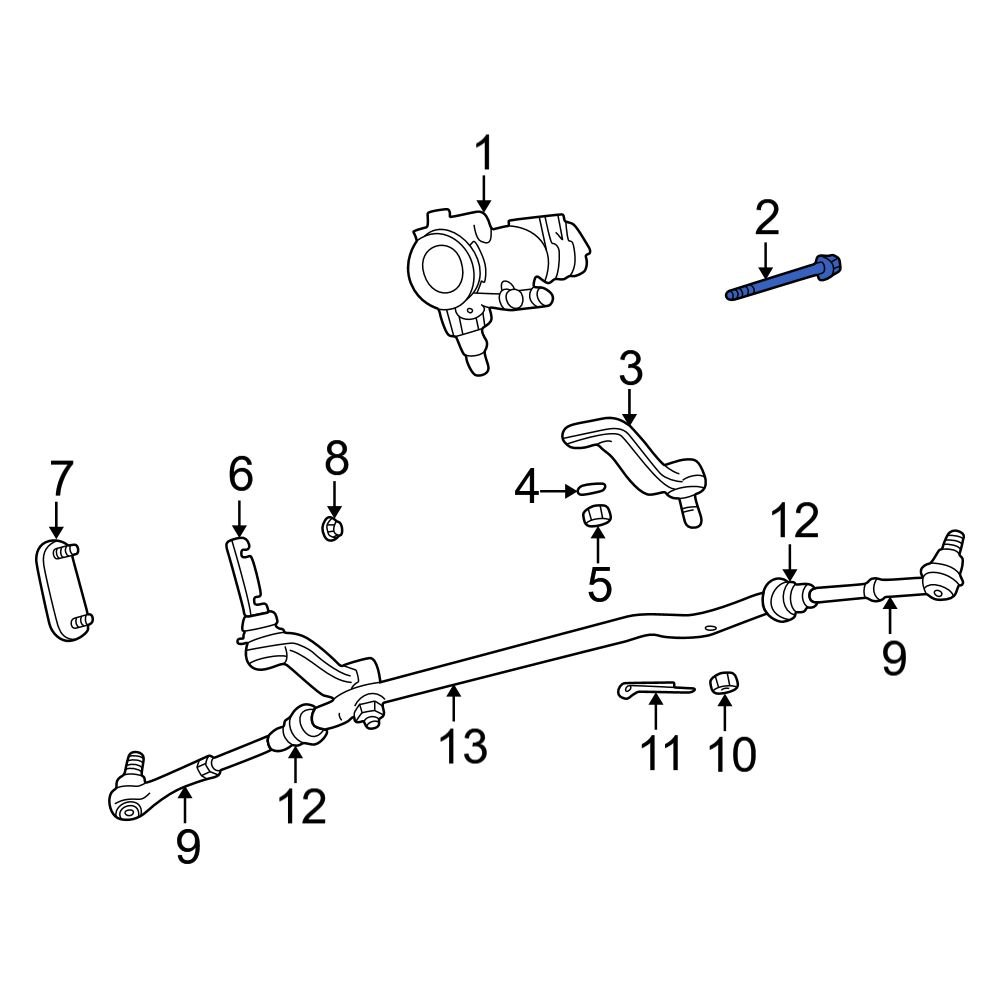 Dodge OE 6034539 Steering Gear Box Bolt