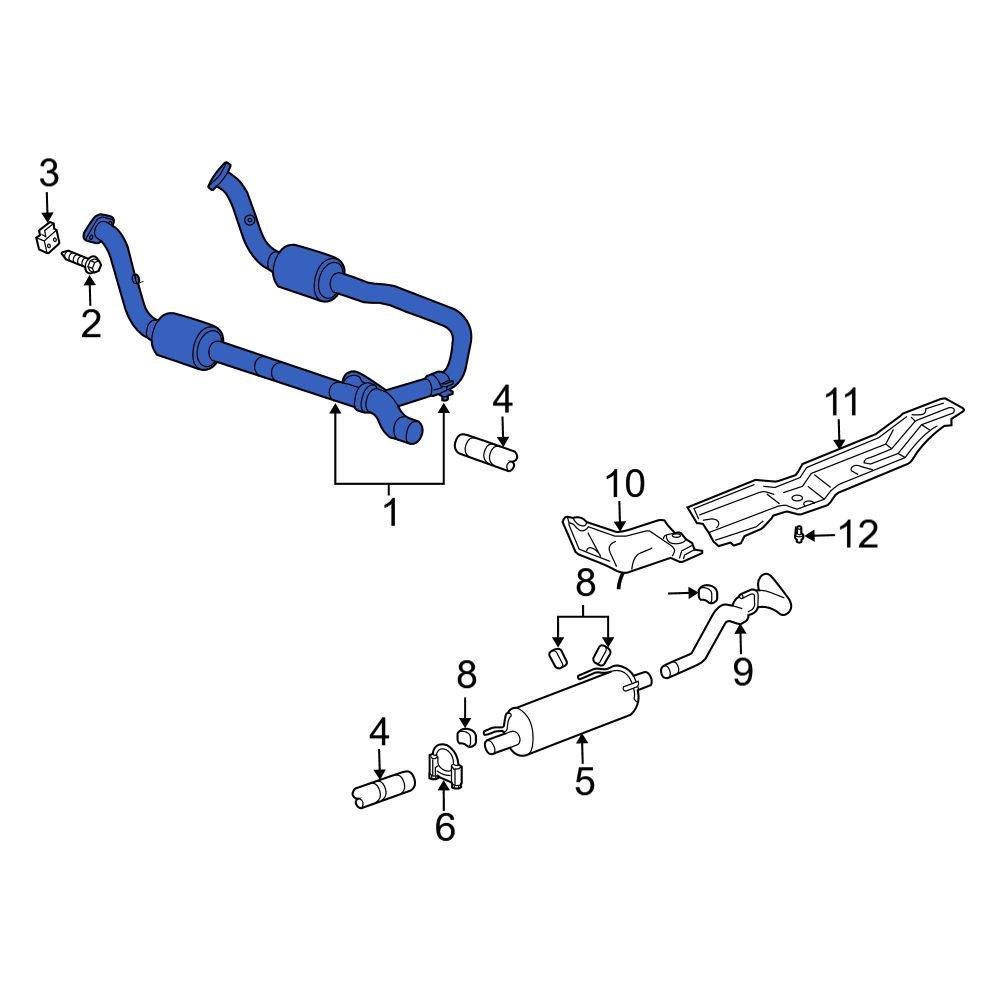 Dodge OE 52122253AC Catalytic Converter