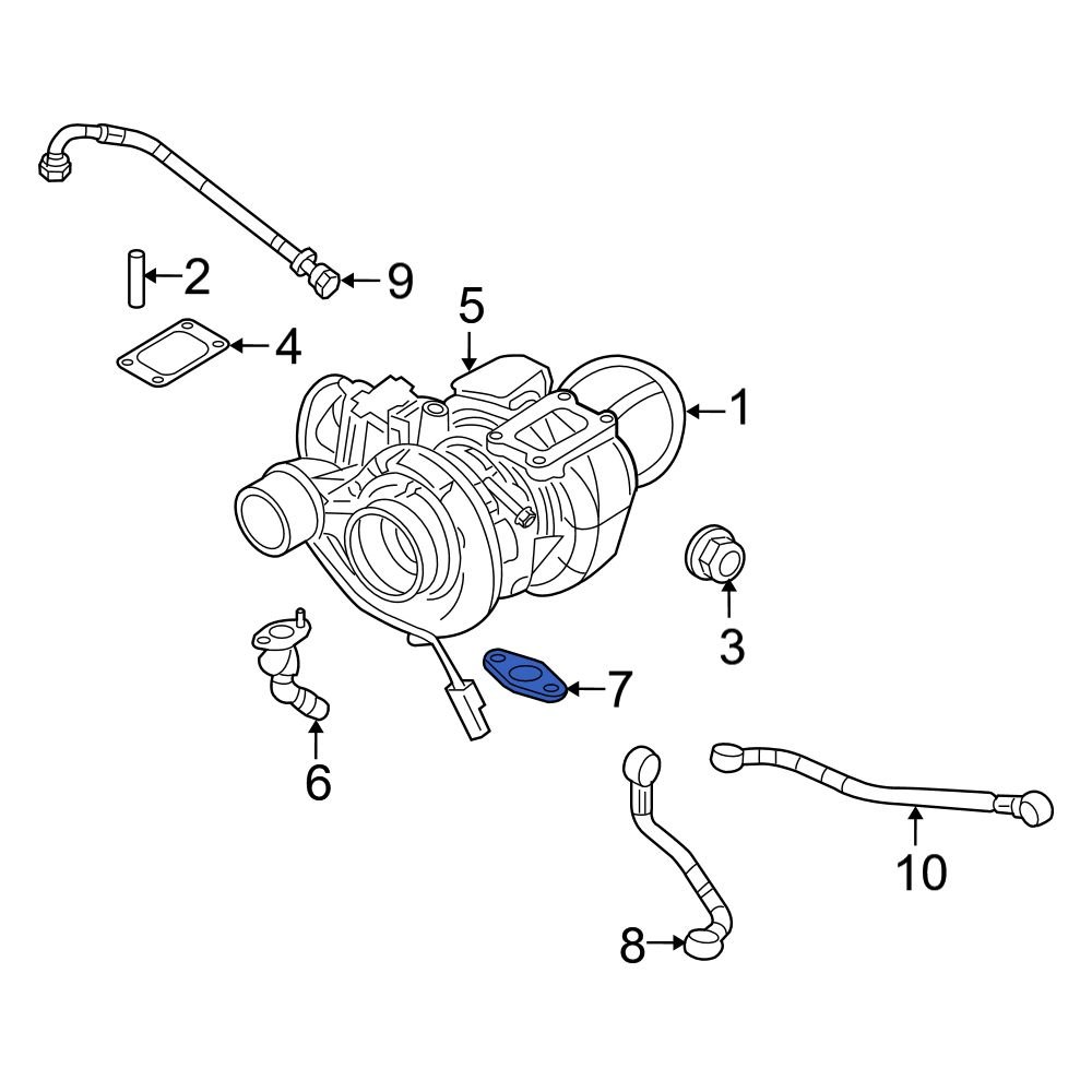 Dodge OE 68049023AA - Turbocharger Oil Seal