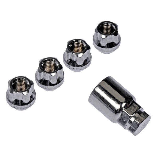 Wheel Studs 20-Piece Open End Bulge Acorn Wheel Lug Nuts - 12x1.25 Thread, Zinc Silver Finish Customadeonly Lug Nuts - Foto 3