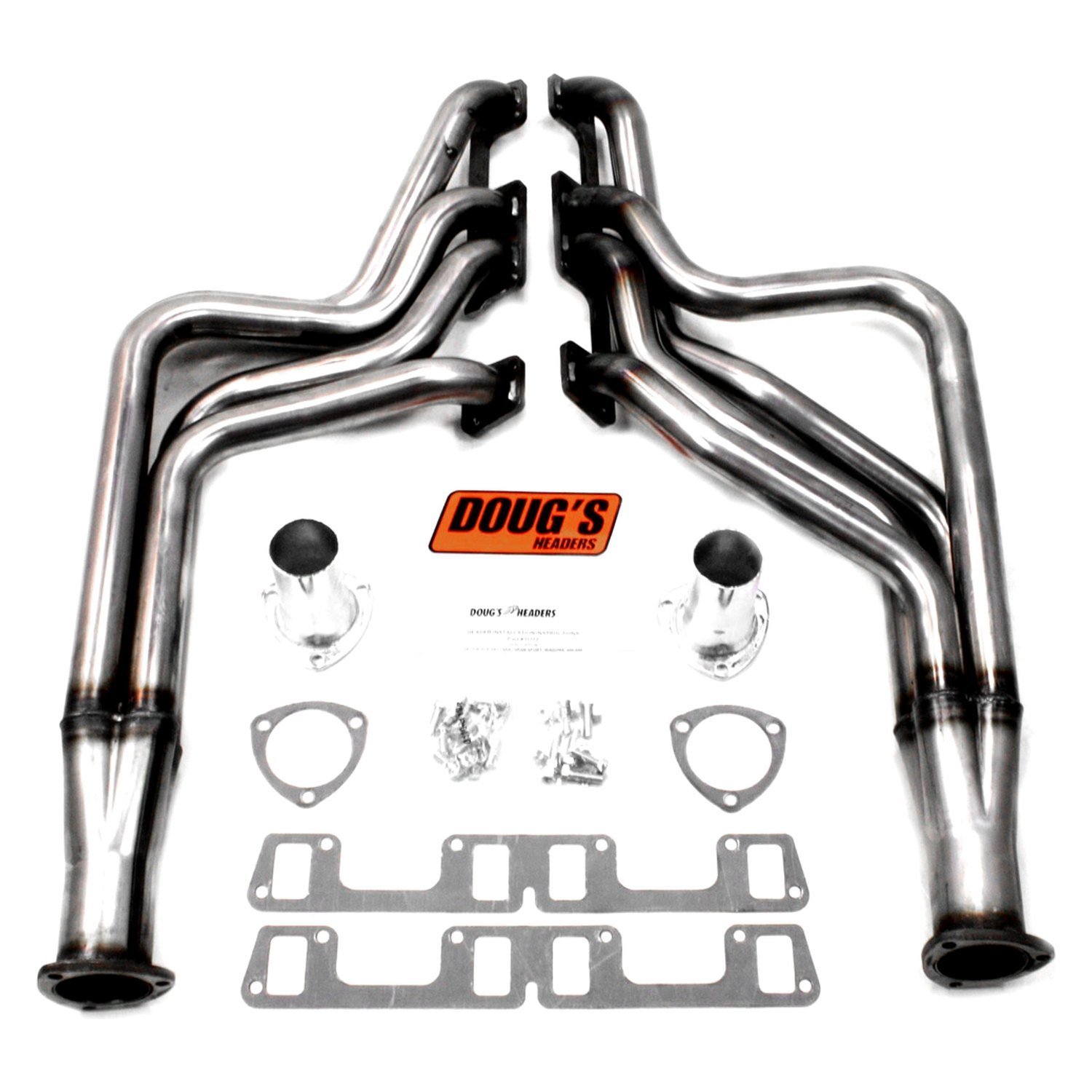 Doug's Headers® D202R 4Tube Steel Raw Long Tube Exhaust Headers