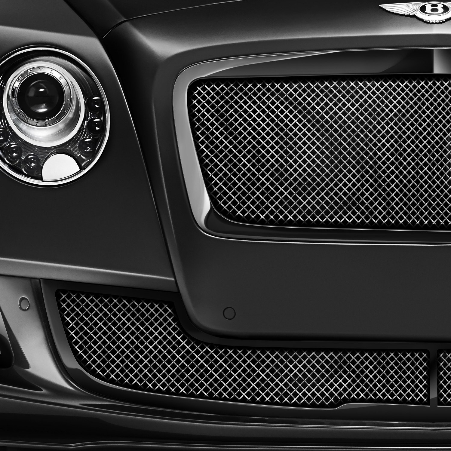 Dresden Luxury Klasse Chrome Mesh Grille