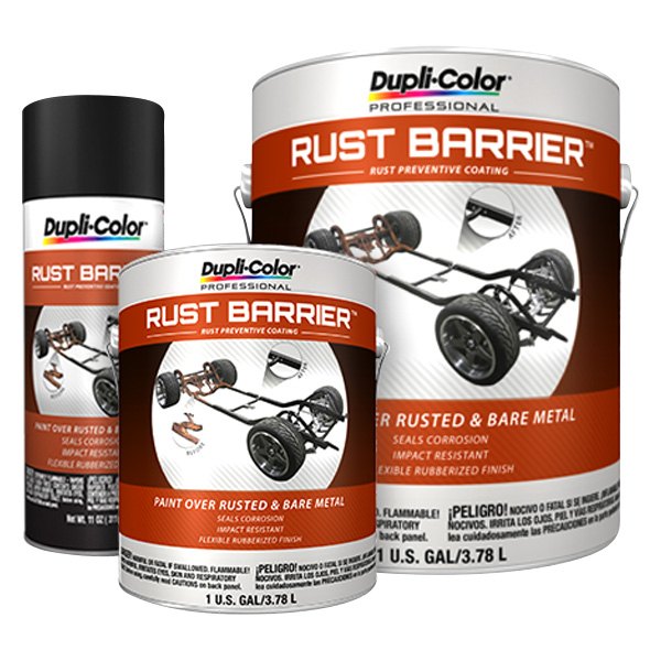 Dupli-Color® RBG101 - 1 gal Gloss Black Spray Rust Barrier