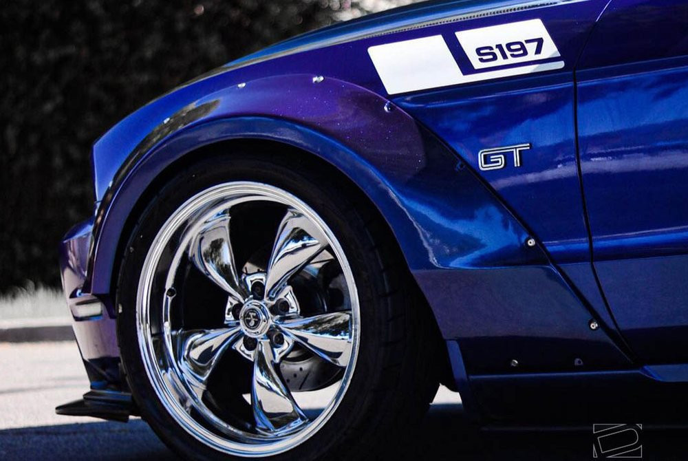 Duraflex® 112623 - Circuit Style 75mm Fiberglass Front Fender Flares ...
