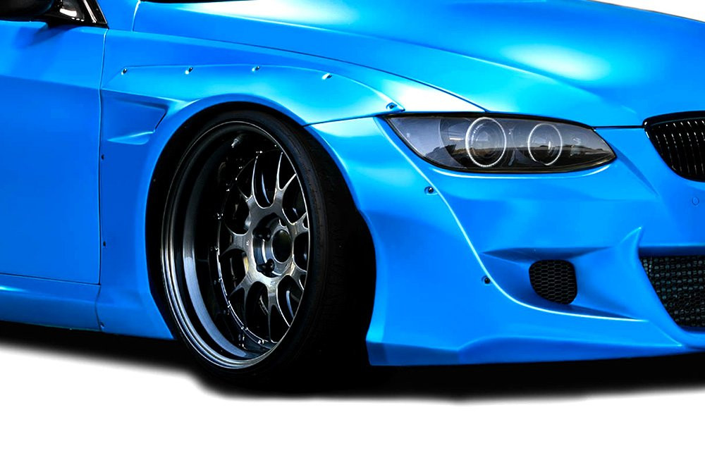 Duraflex® 116397 - RBS Style Fiberglass Front Fender Flares (Unpainted)