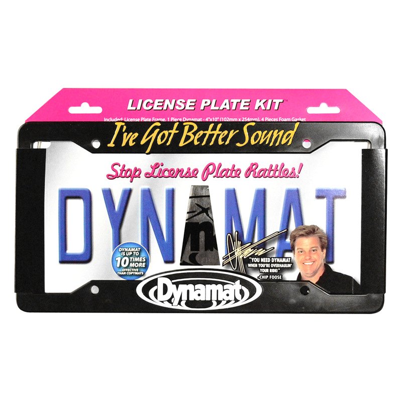 Dynamat® 19100 Xtreme License Plate Frame Kit