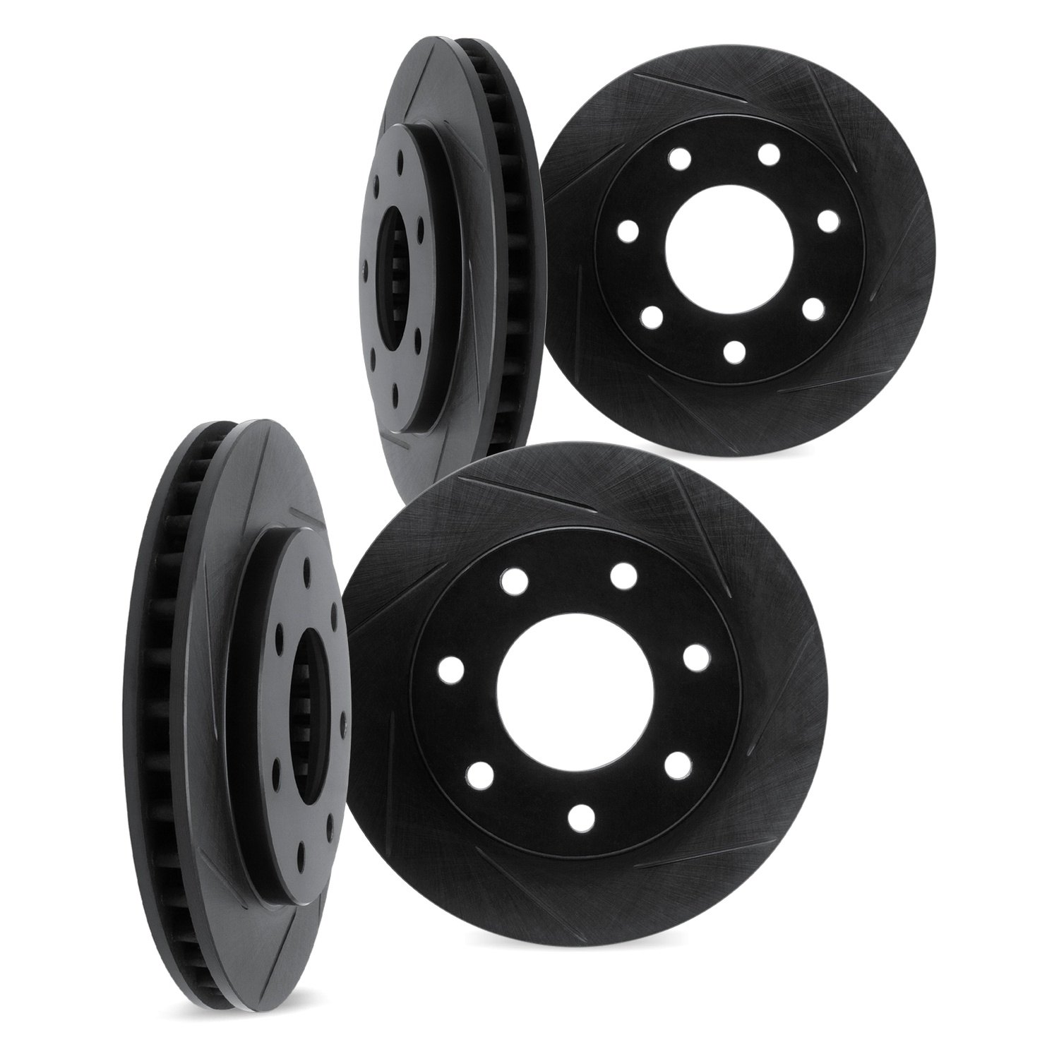DFC® Ford F150 2014 Premium Slotted Front and Rear Brake Rotors