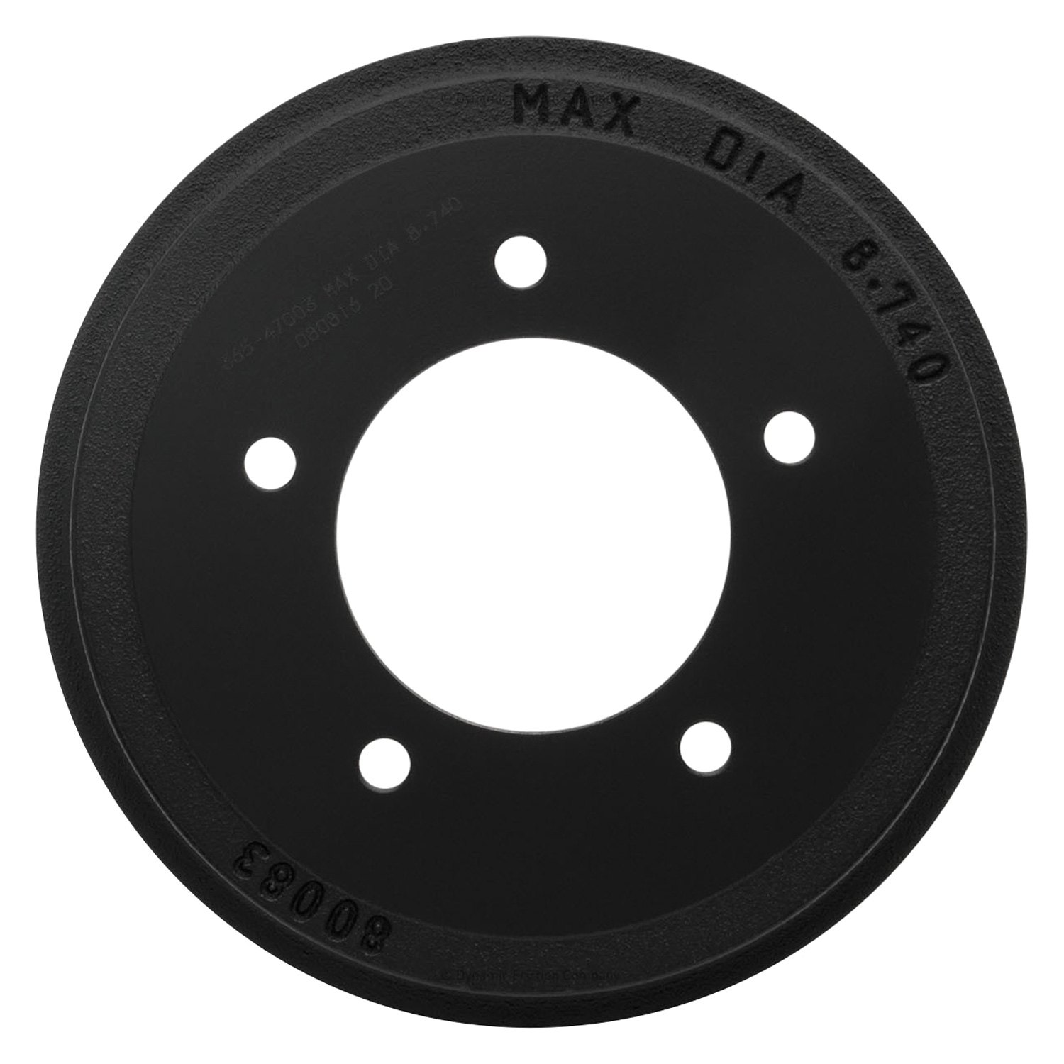 Dynamic Friction Company® 36547003 True Balanced Rear Brake Drum