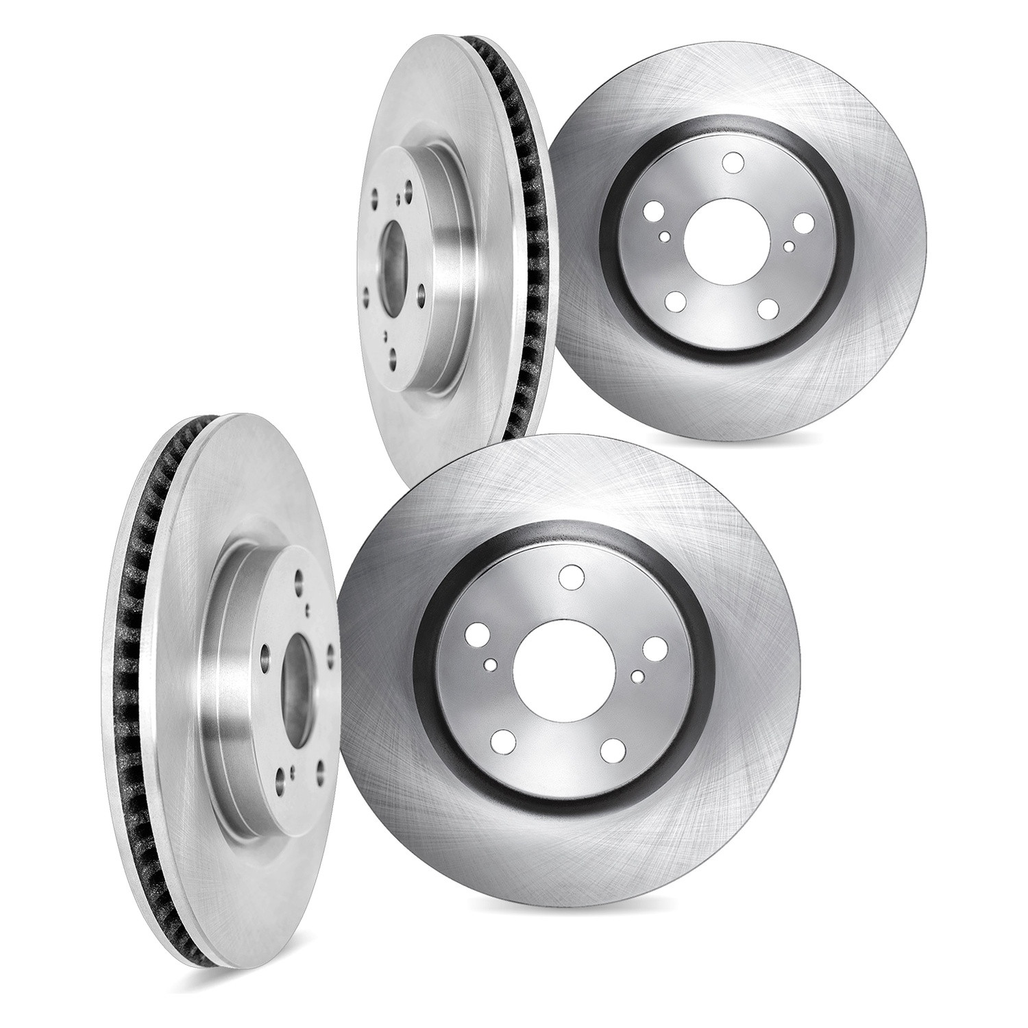 Dynamic Friction Company® 6004-02013 - Front and Rear Brake Rotor Set