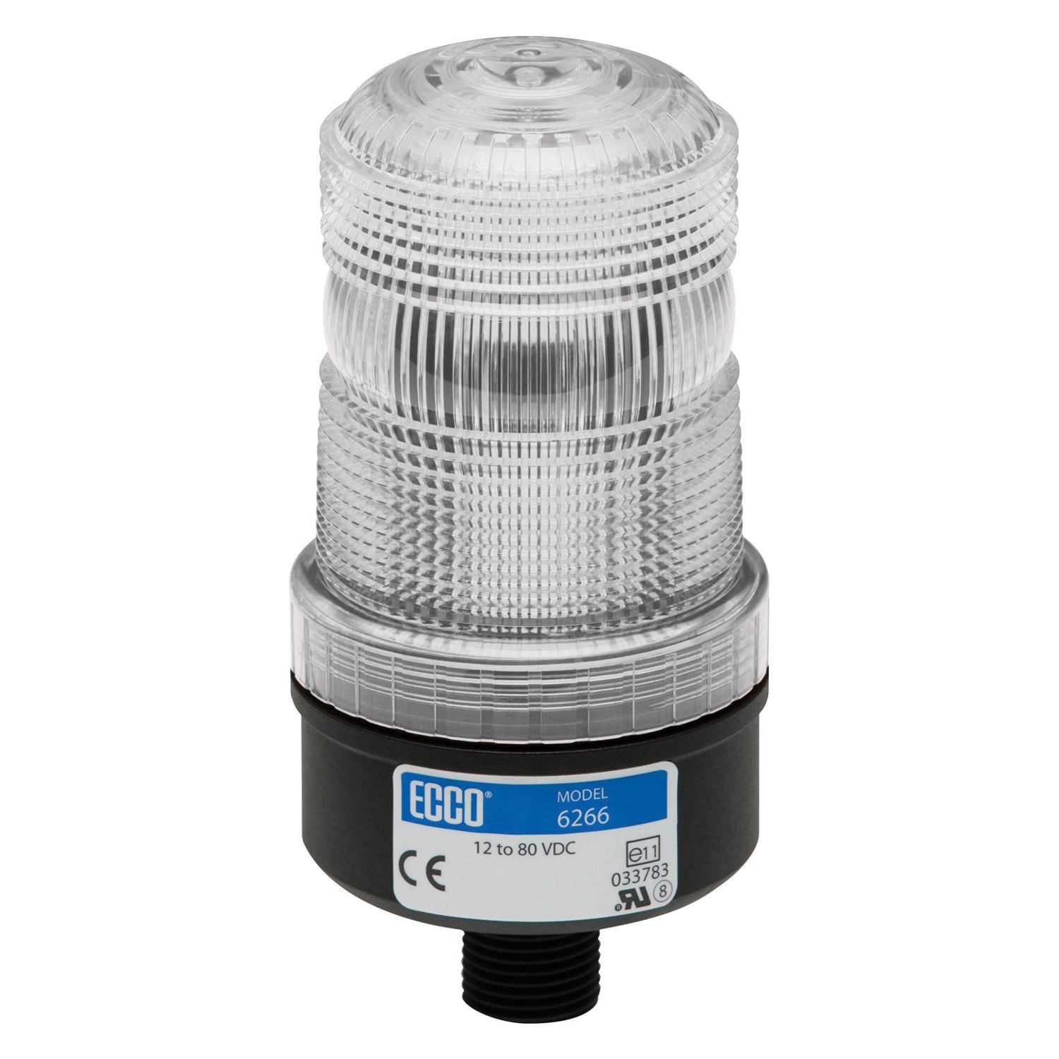 onpeilbaar Bestuiver Tijdreeksen ECCO® 6267C - 5" 6262 Series Male Pipe Mount Medium Profile White LED  Beacon Light