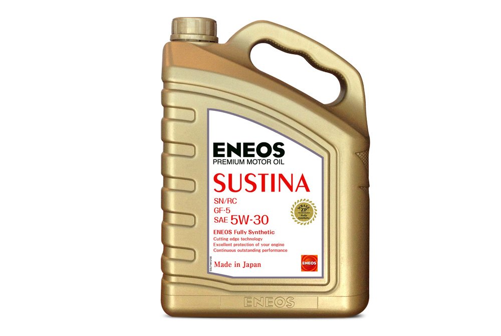 Масло sae. Энеос Сустина 5w30. ENEOS sustina Premium Motor Oil SN 5w-30161. ENEOS Oil sustina. 4943589134710 ENEOS sustina 5w-40 API SN 4l.