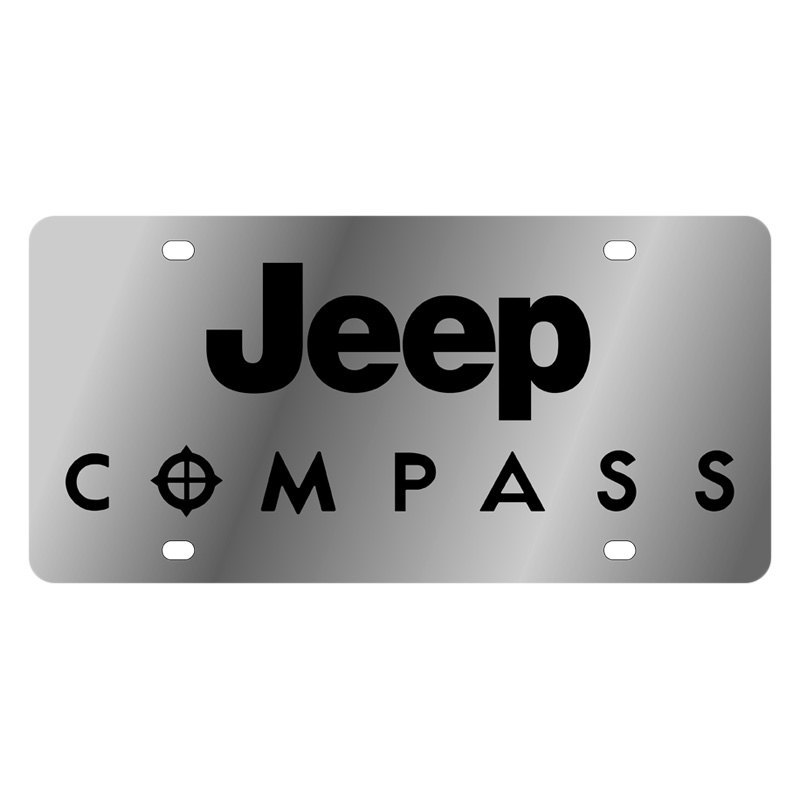 Eurosport Daytona ® - MOPAR License Plate with Jeep Compass Logo.