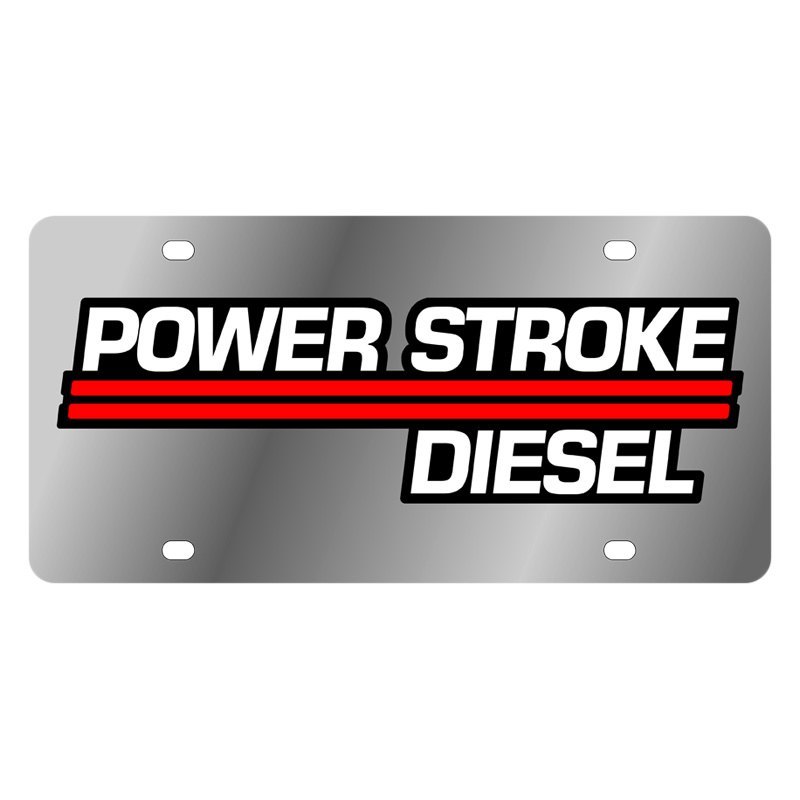 Eurosport Daytona ® - Ford Motor Company License Plate with Power Stroke Di...
