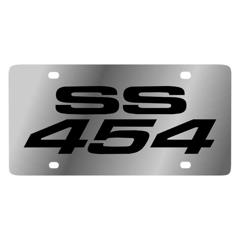 Eurosport Daytona® 13461 GM Polished License Plate with Black SS 454