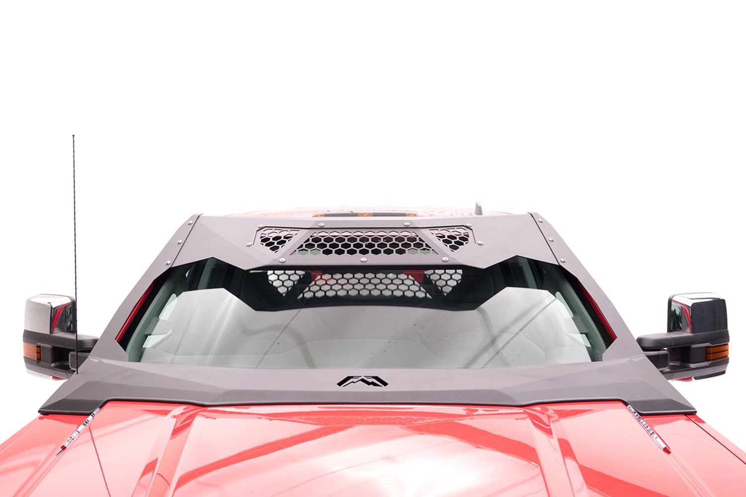 Fab Fours® VC3100B ViCowl Raw Windshield Protection with Ram Air Hood