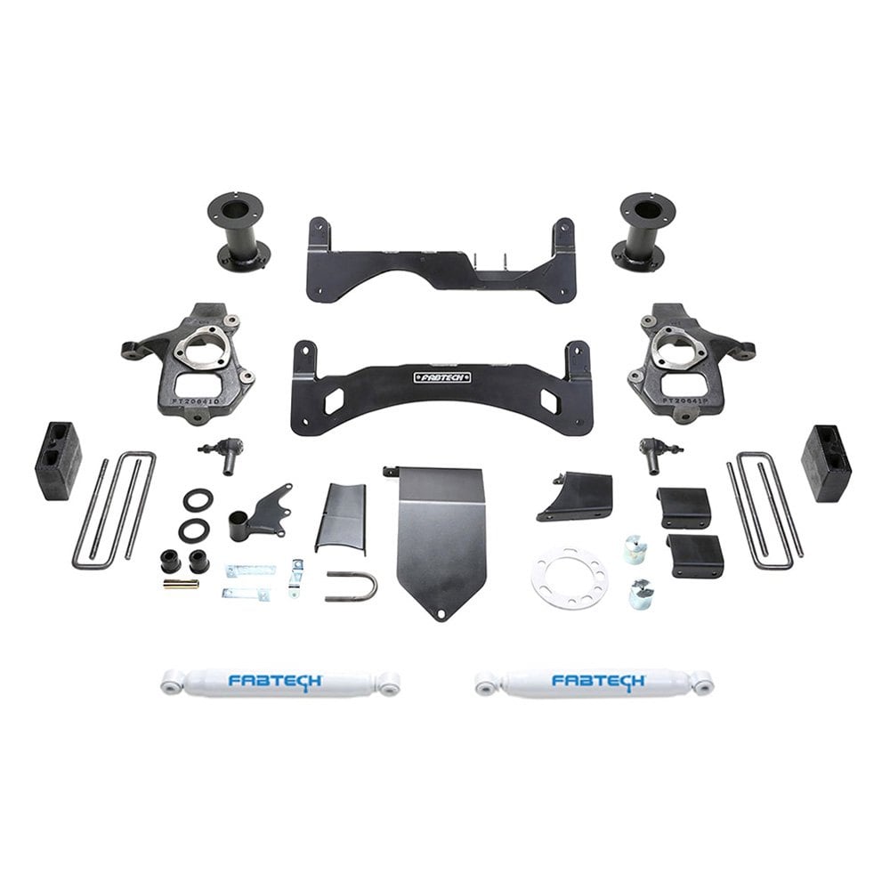 Fabtech® K1083 6" x 5" Basic Gen II Front and Rear Suspension Lift Kit