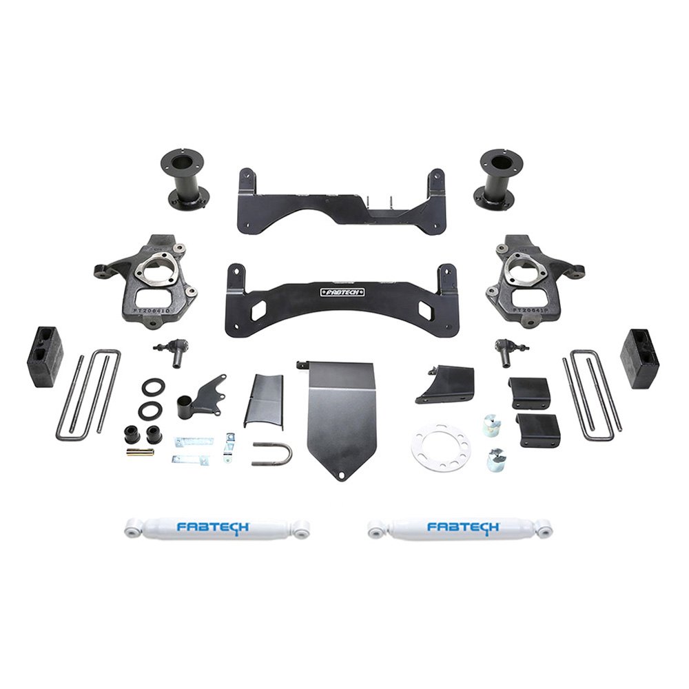 Fabtech® K1084 6" x 5" Basic Gen II Front and Rear Suspension Lift Kit