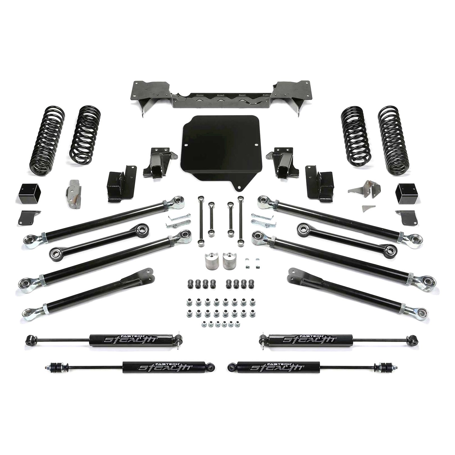 Fabtech® K4131M 3" Crawler Front and Rear Suspension Lift Kit