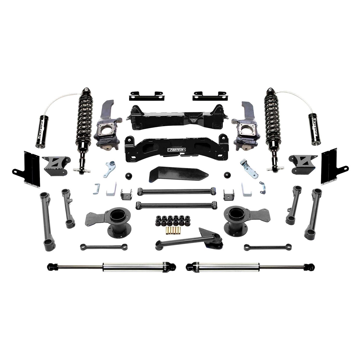 Fabtech® K7061DL 6" Performance Front and Rear Suspension Lift Kit