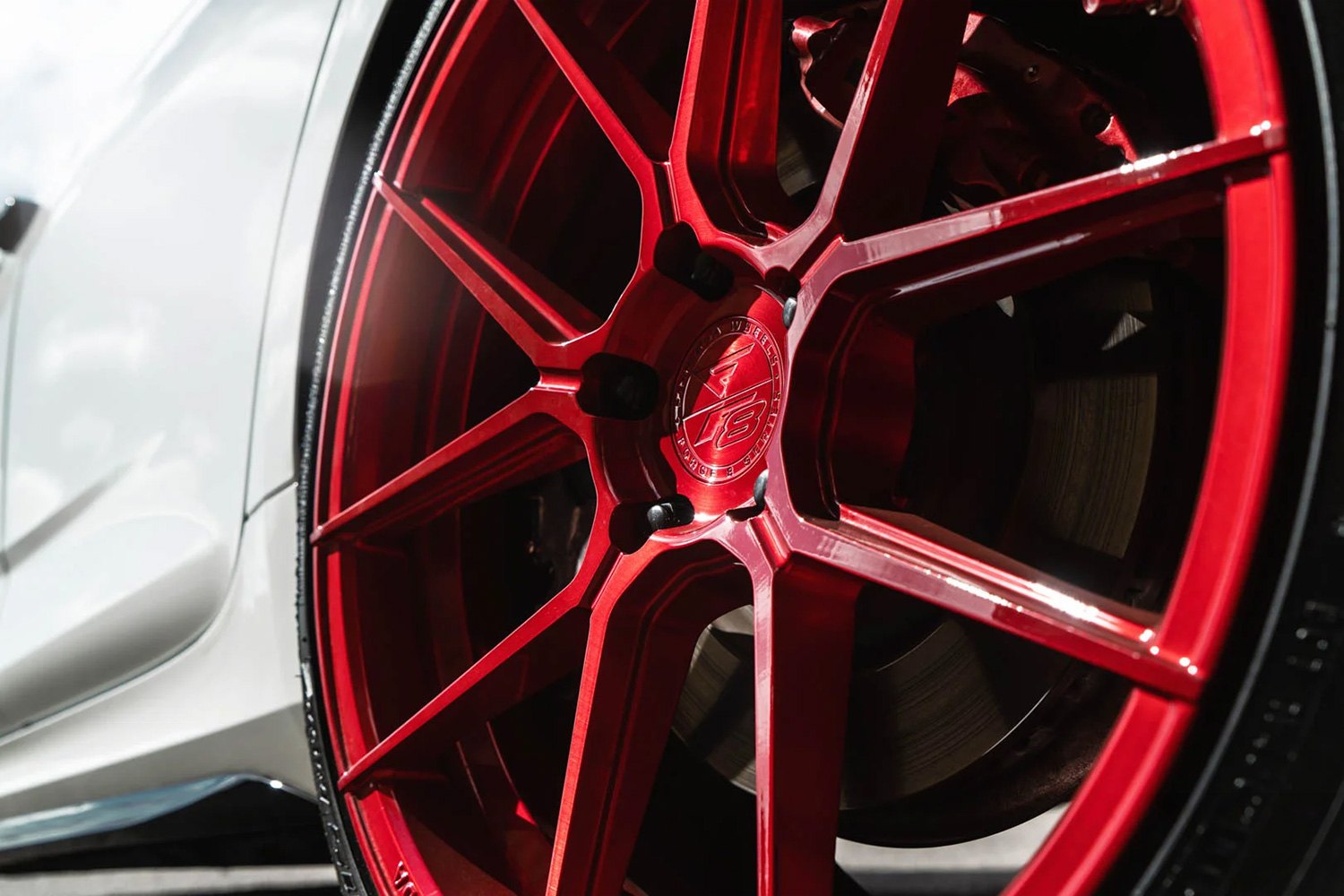 FERRADA® FORGE-8 FR7 Wheels - Brushed Rouge Rims
