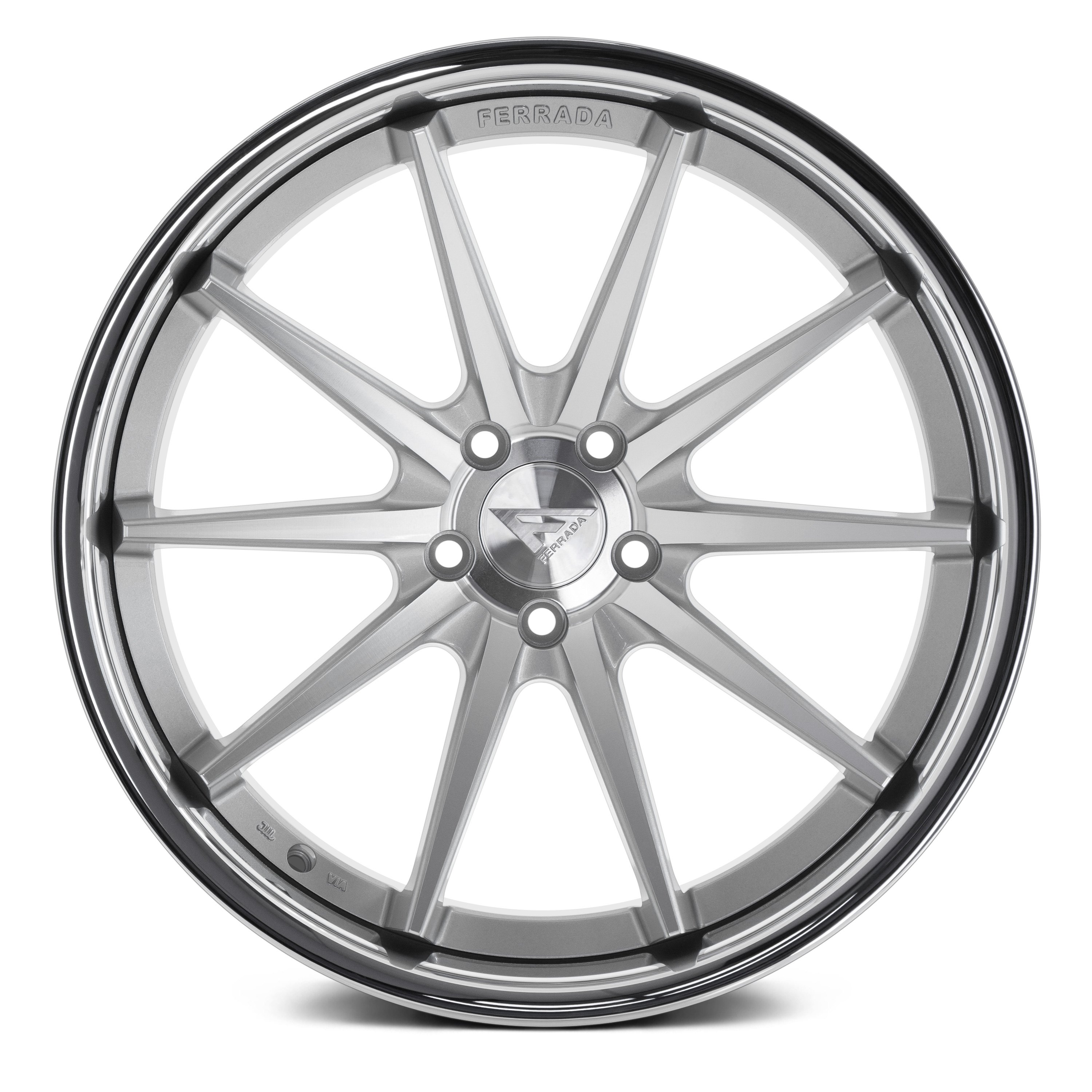 FERRADA® FR4 Wheels - Machined Silver Rims - FR422955120MS15 FERRADA® FR4 Wheels - Machined Silver Rims - FR422955120MS15