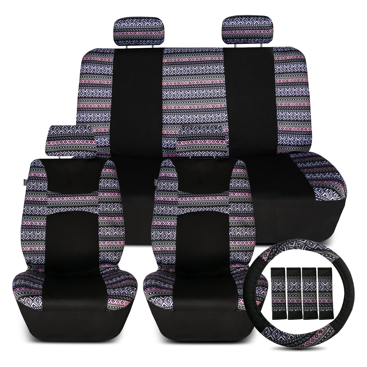 FH Group® - Mesa57 Southwestern Print Seat Covers
