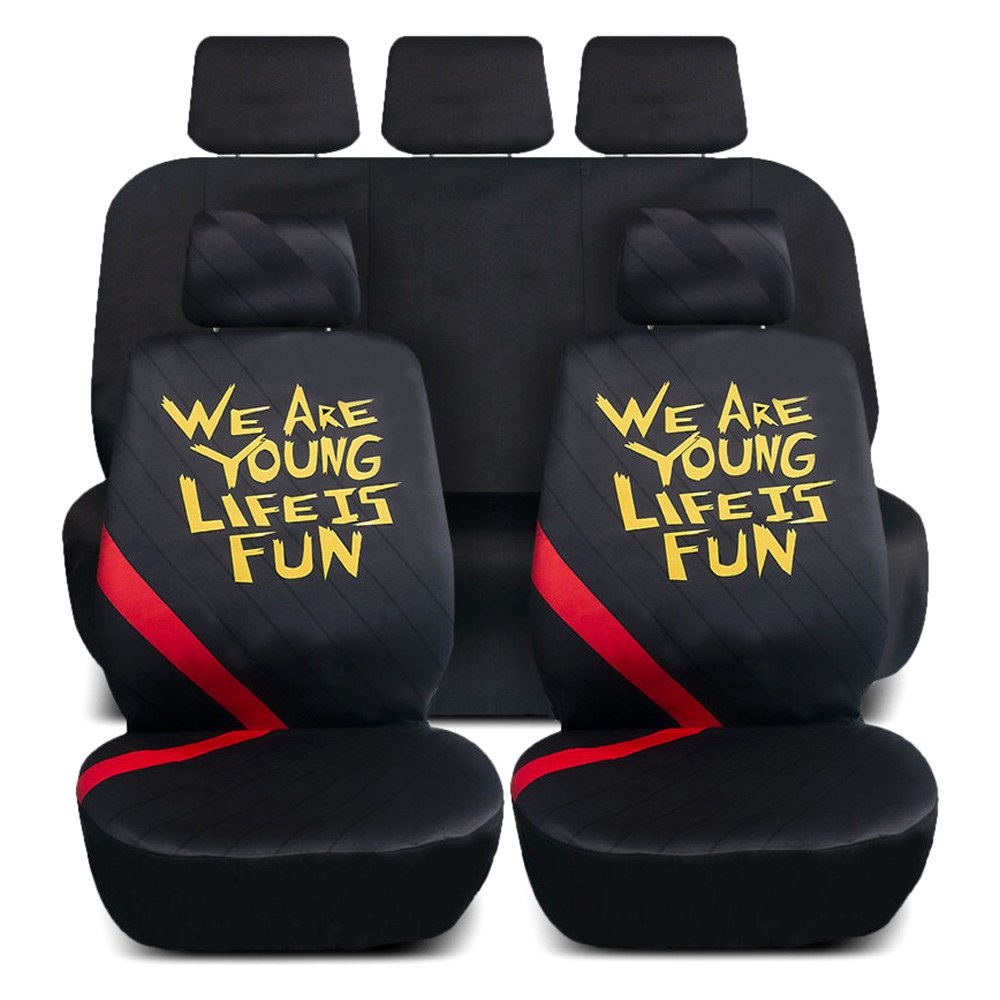 FH Group® - We Are Young Life Is Fun™ Seat Covers