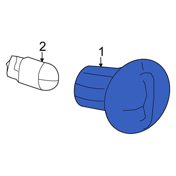 Fiat OE 5182414AA Front Turn Signal Light Housing