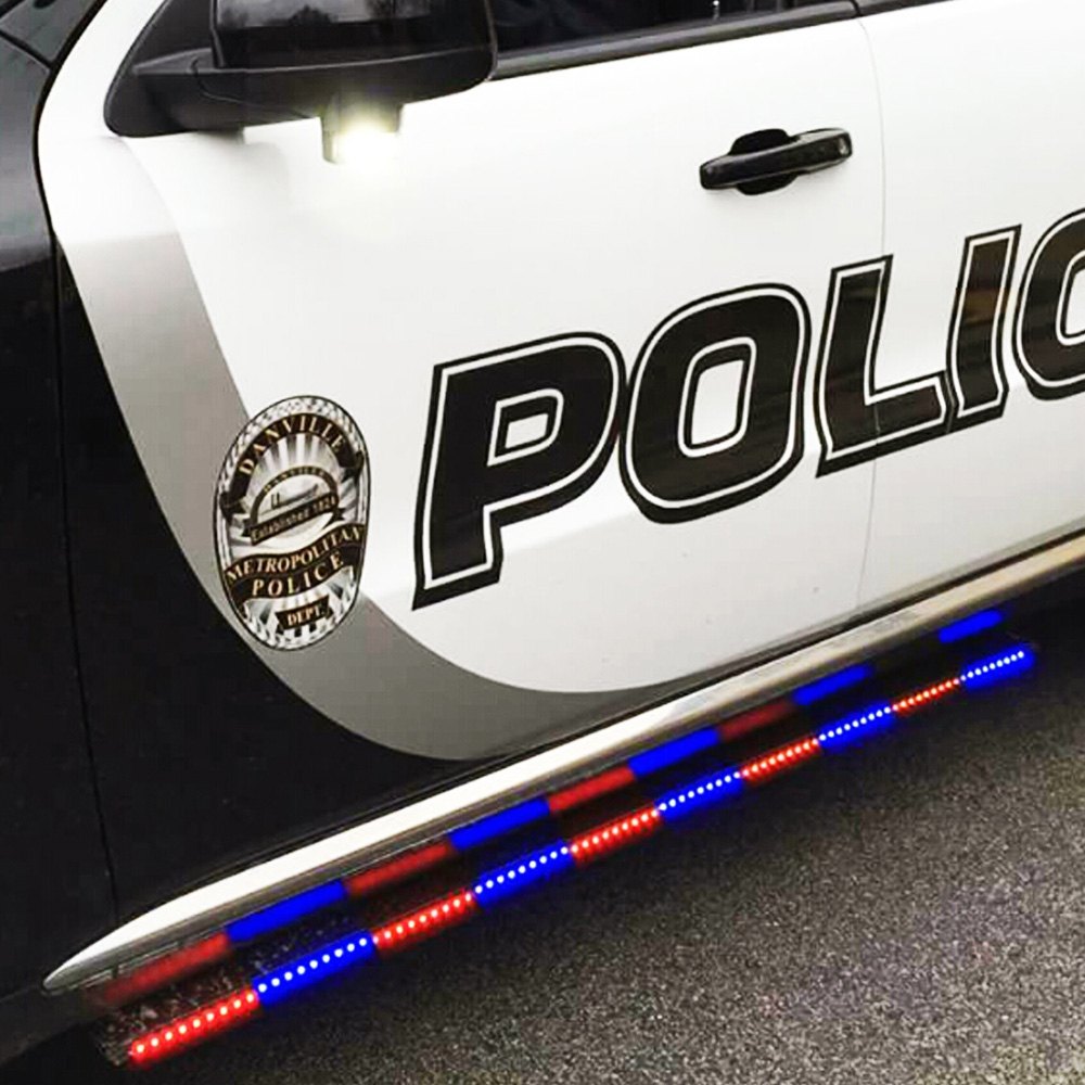 Firewire® FWRWFMRB 62" Surface Mount Red/Blue LED Rocker Safety