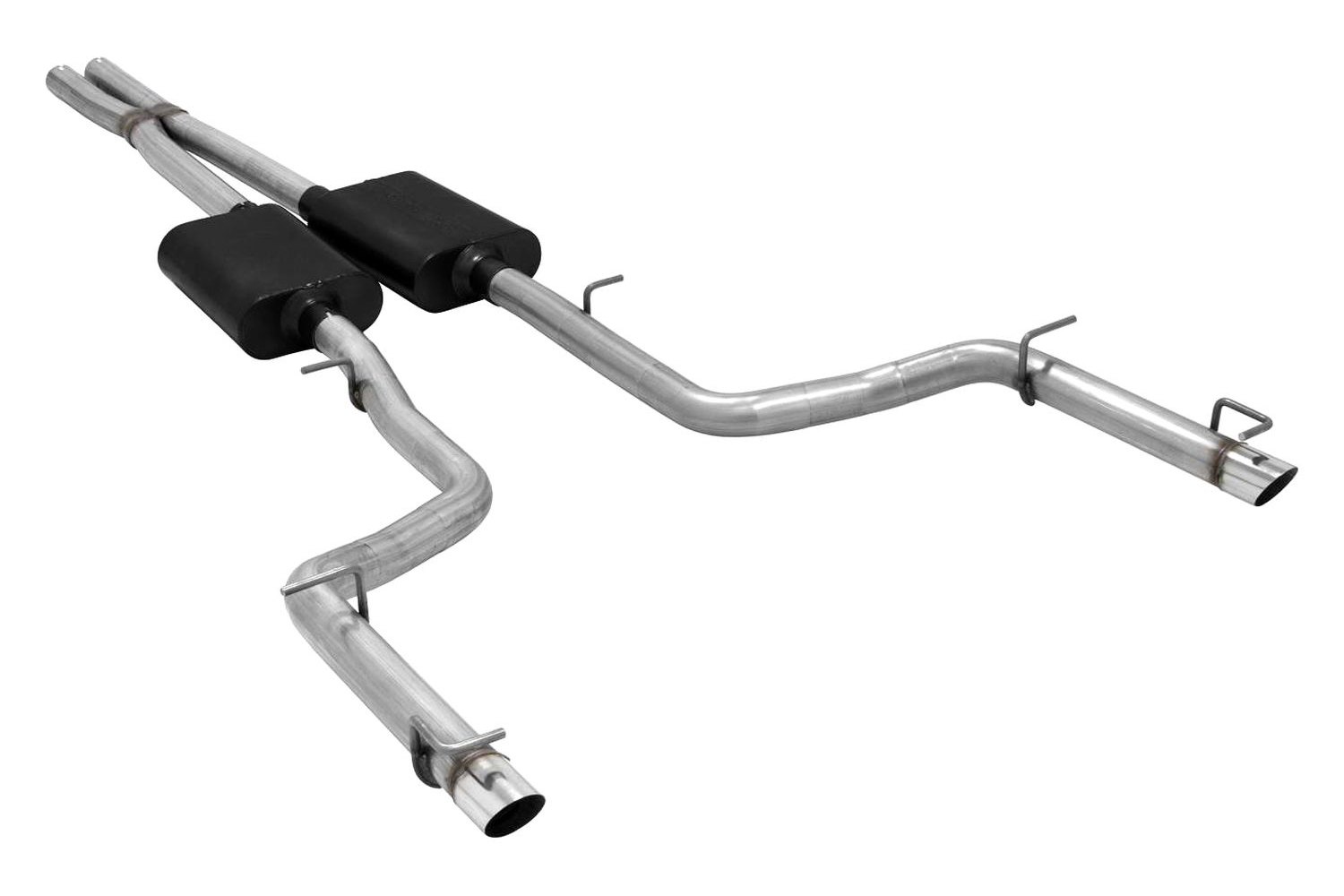 Flowmaster ® - American Thunder ™ Cat-Back Exhaust System with Split Rear E...